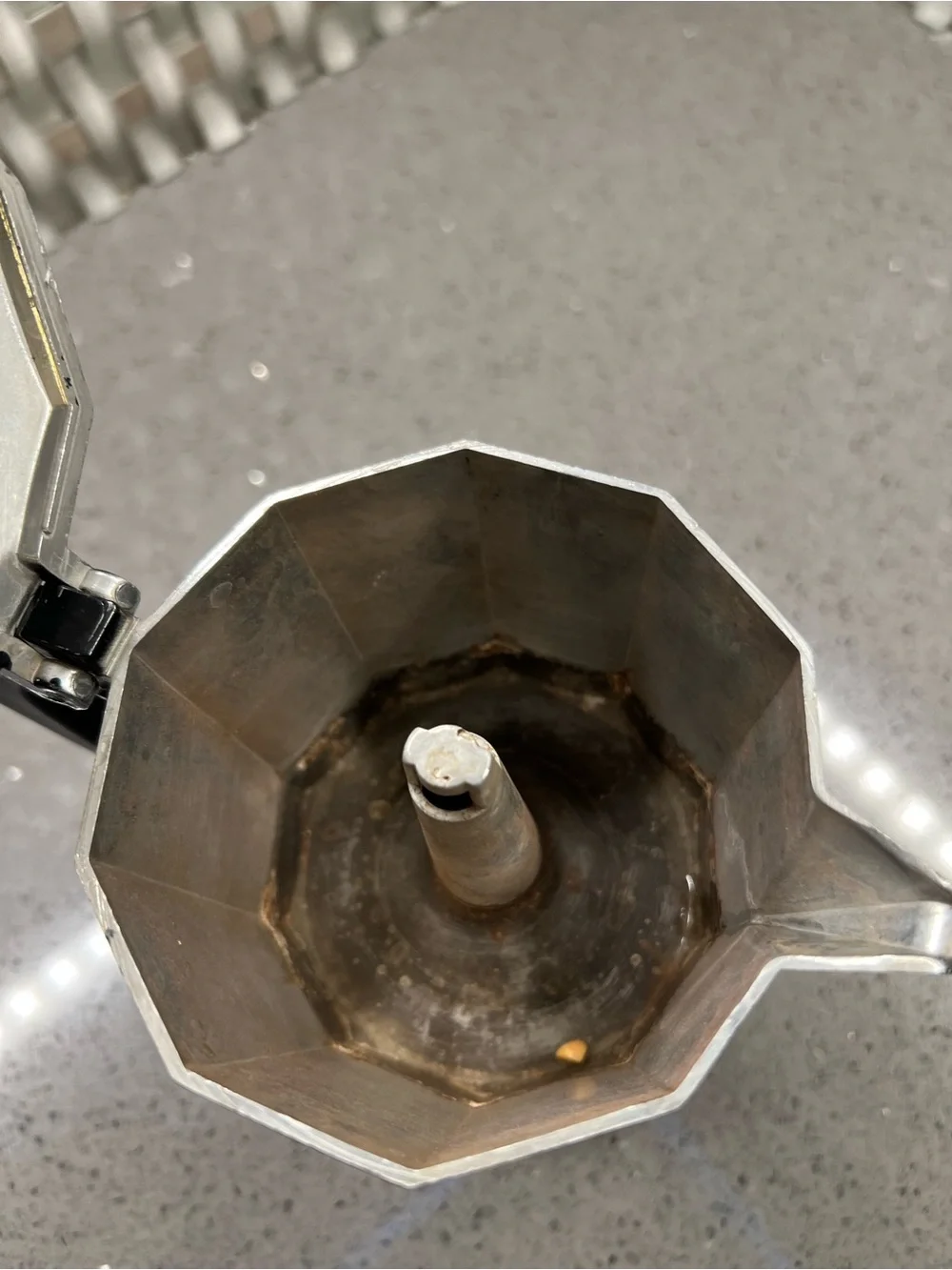 Black Stovetop Espresso Maker Moka Pot